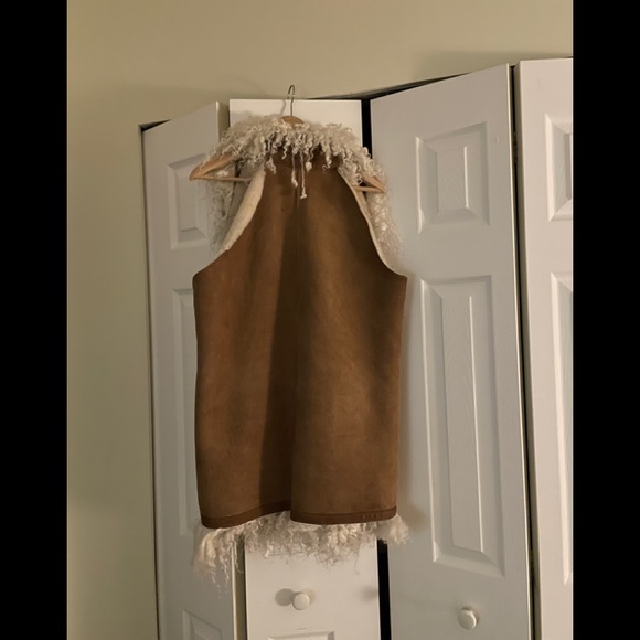Vintage Sheepskin Shearling Vest - Picture 3 of 3
